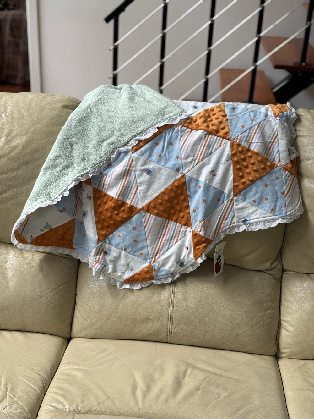 White & Yellow Animal Bus Baby Nursing Cover